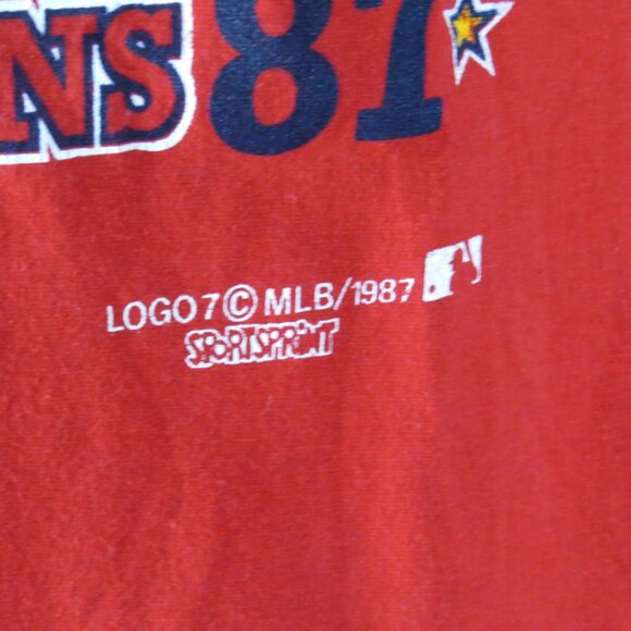 St Louis Cardinals Shirt (VTG) - 1987 National League Champions - Men's Large - Picture 3 of 8